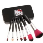 فرش كيتي ٧ قطع حجم صغير للحقيبة set Hello kitty Makeup brush suit Cute box (2)