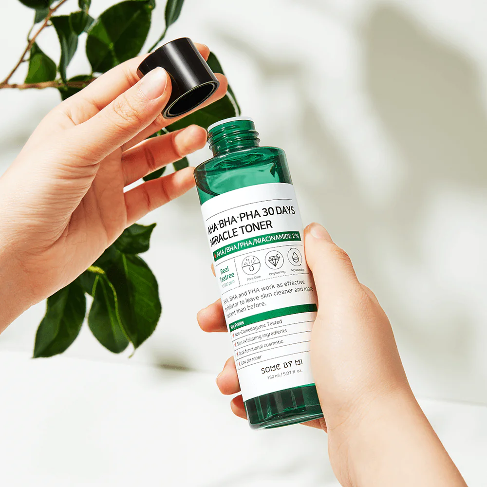 تونر-ميركل-لعلاج-حب-الشباب-ومشاكل-البشرة-تحدي-ال30-يوم-SomeByMi-AHA-BHA-PHA-30-Days-Miracle-Toner-150ml-(5oz)-Anti-acne-Exfoliation-Hydration-Brightening