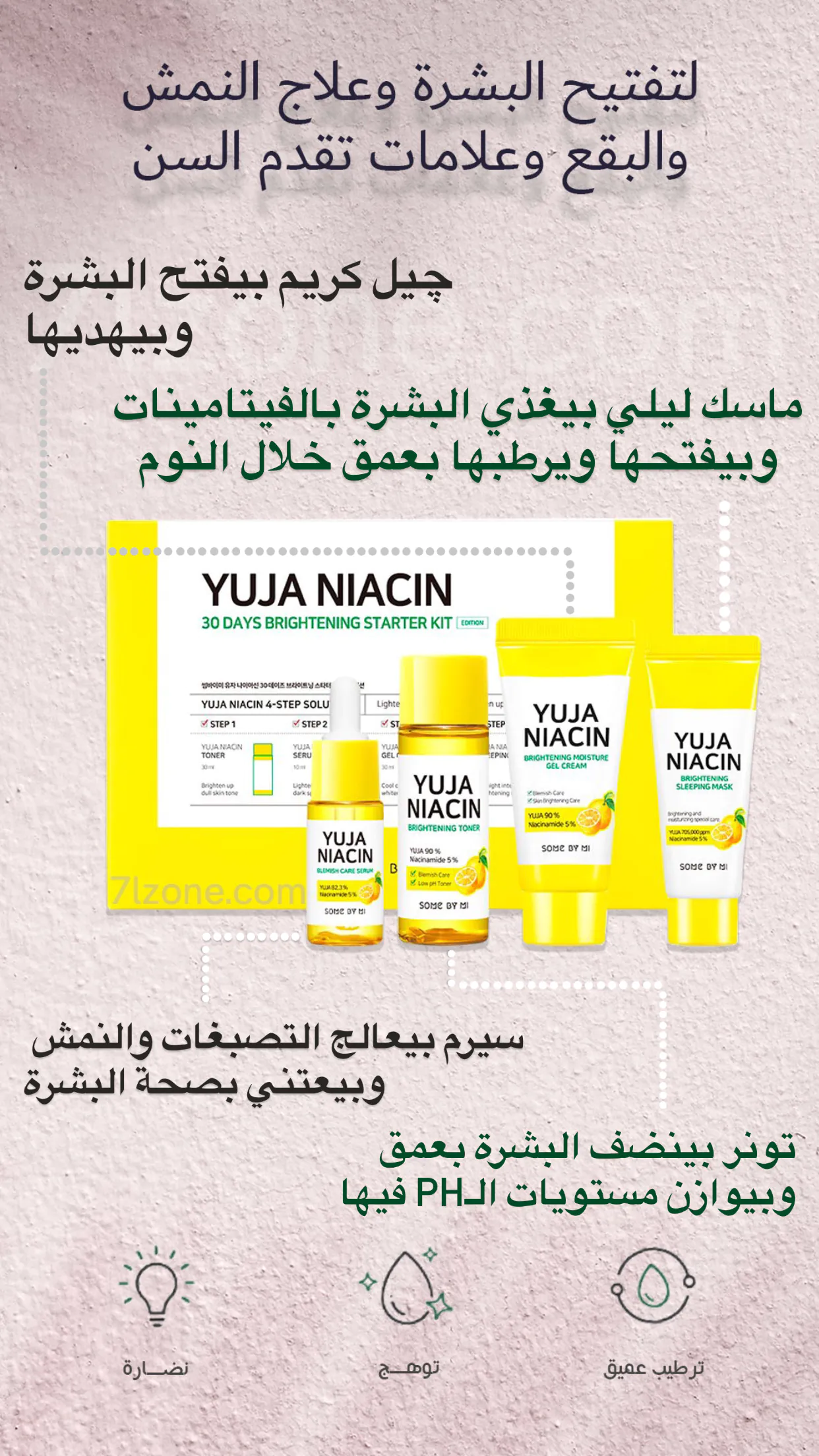 مجموعة-يوجا-نياسين-لتفتيح-البشرة-وعلاج-النمش-والبقع-من-سوم-باي-مي