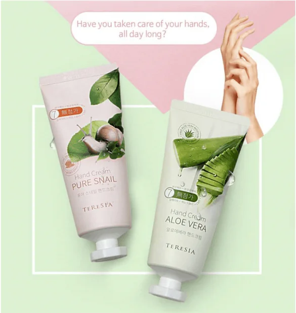 كريم-اليد-تريشا-بالصبار-كوري-اوريجينال TERESIA Aloe Vera Hand Cream (1)