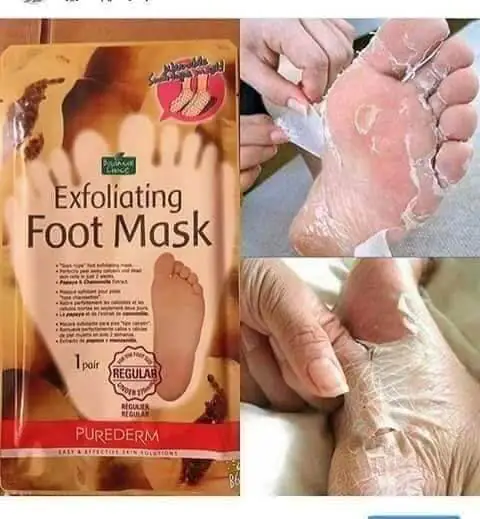 ماسك تقشير القدم من بيور ديرم purederm exfoliating foot mask Peels Away Calluses And Dead Skin (6)