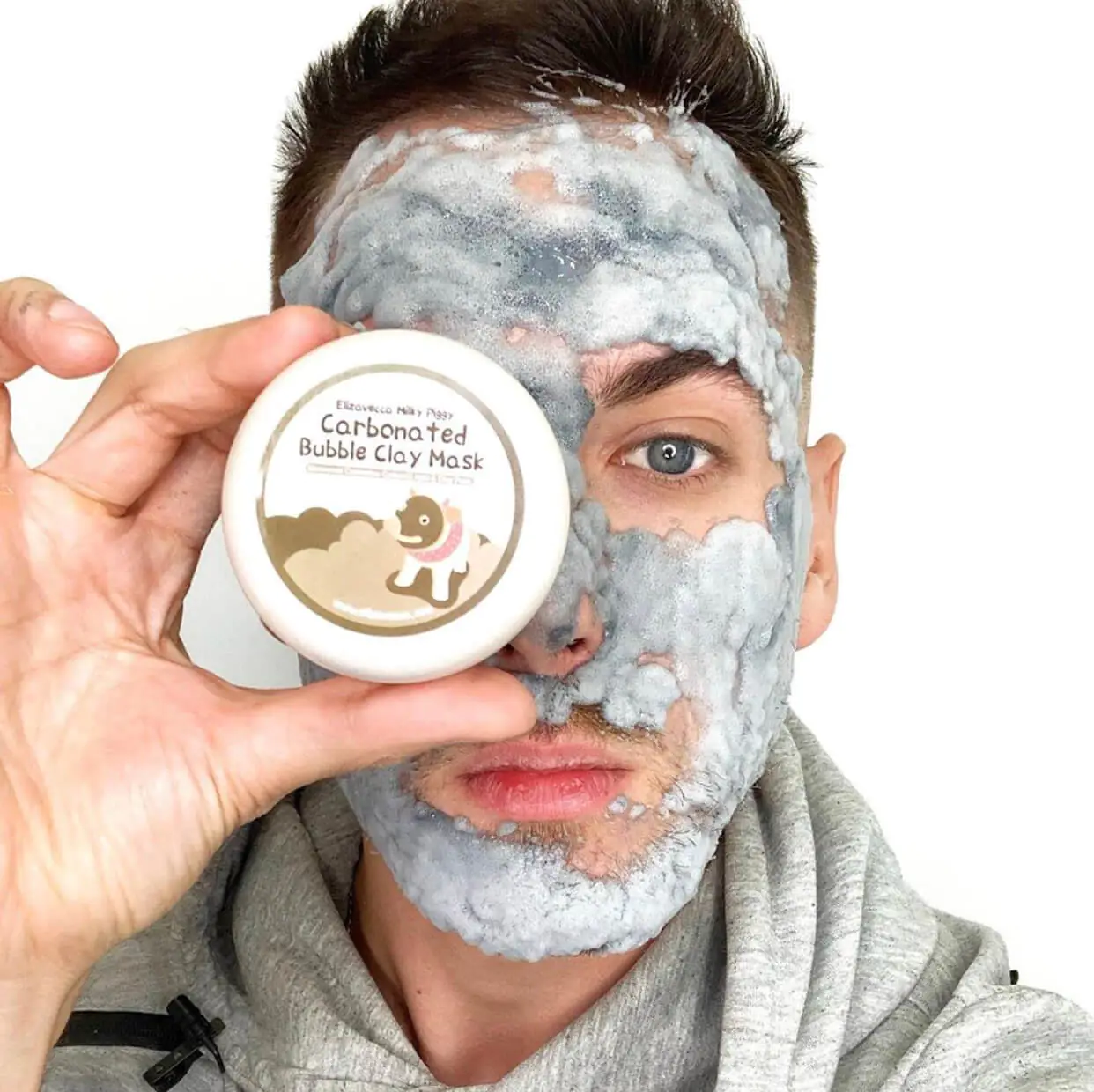 ماسك-الفقاعات-الكوري-من-اليزافيكا-Carbonated-Bubble-Clay-Mask