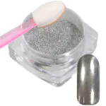 باودر كروم (ميرور افكت ماناكير) Mirror Chrome Nail Powder (1)