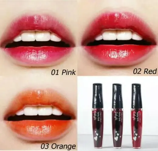 تنت توني مولي الكوري بعدة درجات Original Korea Cosmetics Delight Tony Tint 3 Color Lip Beauty Makeup Lip Tint Liquid Waterproof Lip Gloss (5)