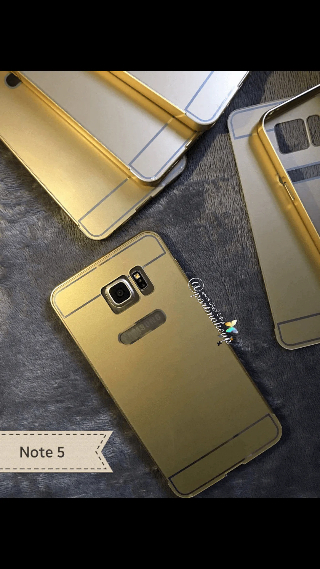 جراب نوت 5 بإطار معدني قوي Note 5 aluminum frame case (1)
