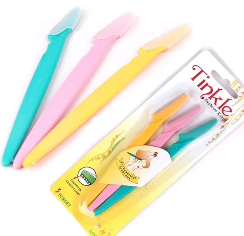 شفرات الوجه النسائية من تنكل Tinkle Eyebrow Razor Shaper 3pcs (6)