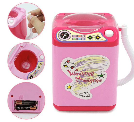 غسالة بيوتي بلندر و سفنجات و فرش Mini Beauty Blender Washing Machine Cute Cosmetic Makeup Brushes Foundation Sponge Cleaner (1)