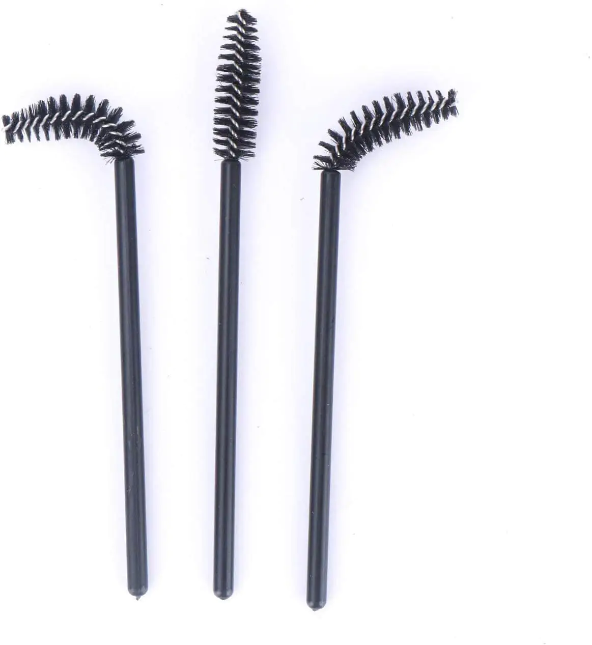 فرش ماسكارا صغيرة سهلة الاستخدام 10 سم mascara Applicator wands, Mini eyelash brush, Eyebrow spoolie Brush, Eye Lash Cosmetic Makeup for Eyelash Extension (2)