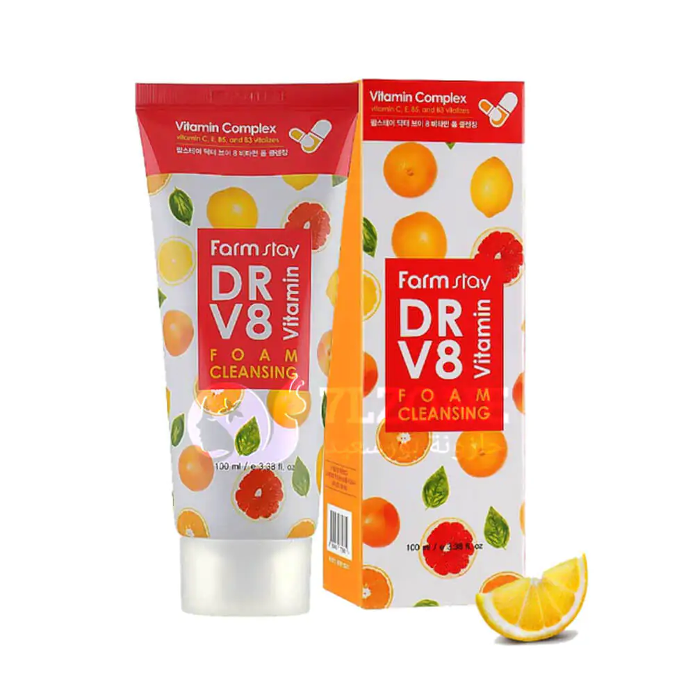 غسول-فيتامين-سي-الكوري-dr-v8-vitamin-foam-cleansing